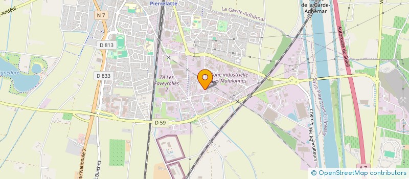 localisation de l'entreprise CAUSSA CAMP  BANDOL