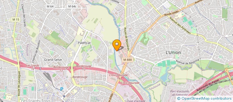 localisation de l'entreprise CAUSSADE 31 à L UNION