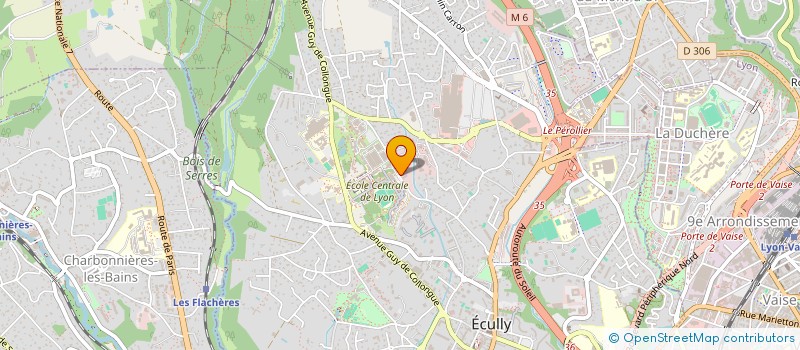 localisation de l'entreprise CAUSSADE à ECULLY