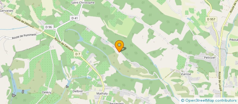 localisation de l'entreprise CAUSSADE M D T  MOISSAC