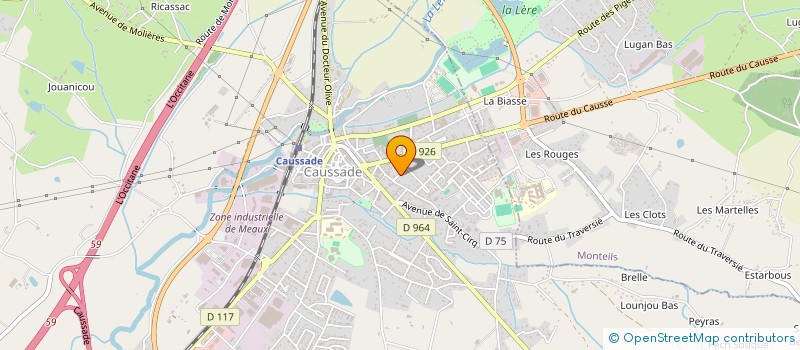 localisation de l'entreprise CAUSSANEL  SAINT-CIRQ