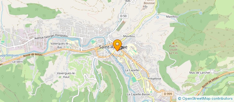 localisation de l'entreprise CAUSSAT ET MAZOT à SAINT-AFFRIQUE