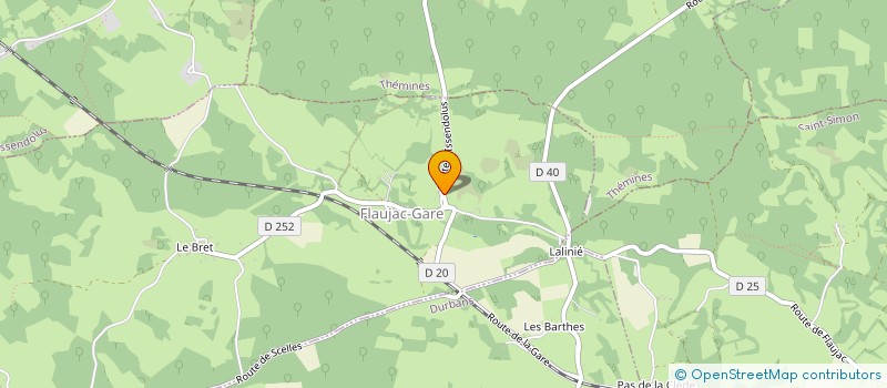 localisation de l'entreprise CAUSSE BOIS ENERGIE  FLAUJAC-GARE