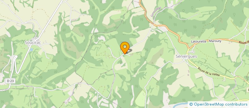 localisation de l'entreprise CAUSSE DE GALY à SENIERGUES