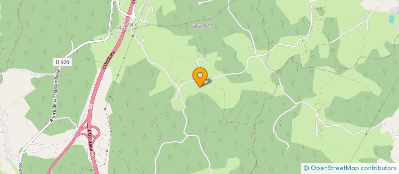 localisation de l'entreprise CAUSSE ELEC  CHARTRIER-FERRIERE