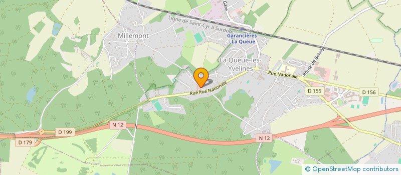 localisation de l'entreprise CAUSSE & GAUTHIER PATRIMOINE  LA QUEUE-LES-YVELINES