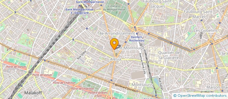 localisation de l'entreprise CAUSSE H. CASTEX E.  PARIS