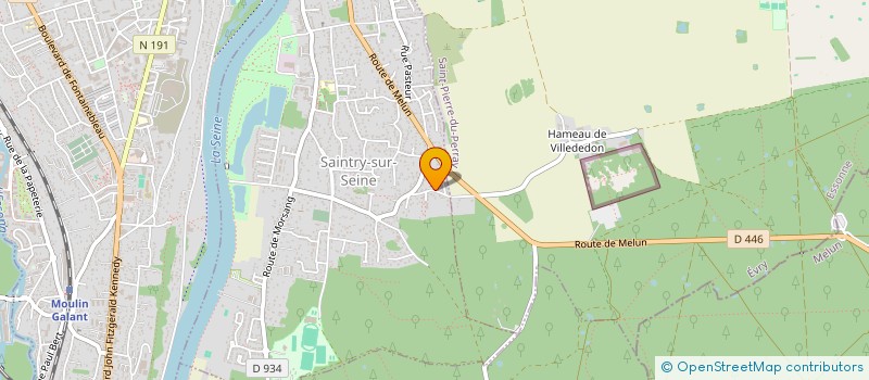 localisation de l'entreprise CAUSSEL  MORSANG-SUR-SEINE