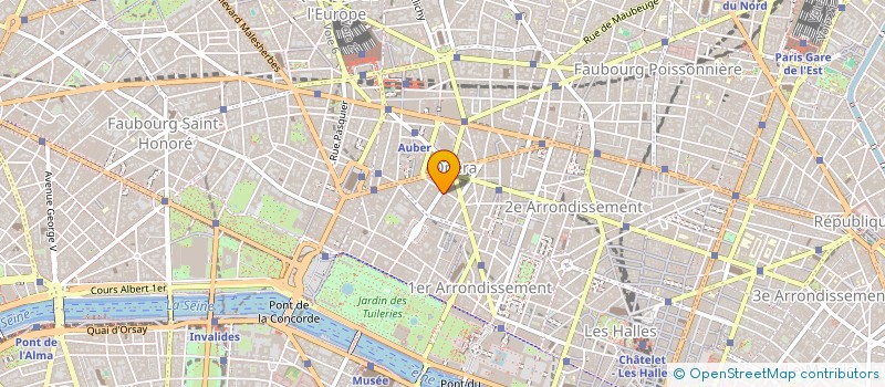 localisation de l'entreprise CAUSSES ALBRET à PARIS