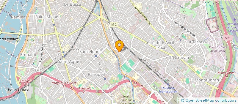 localisation de l'entreprise CAUSSETTE à TOULOUSE