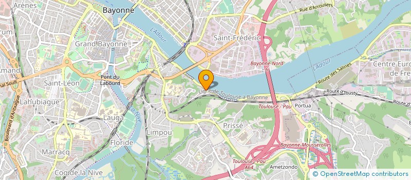 localisation de l'entreprise CAUSSIMONT  BAYONNE