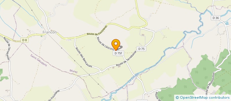 localisation de l'entreprise CAUSSIMONT  FRANCON