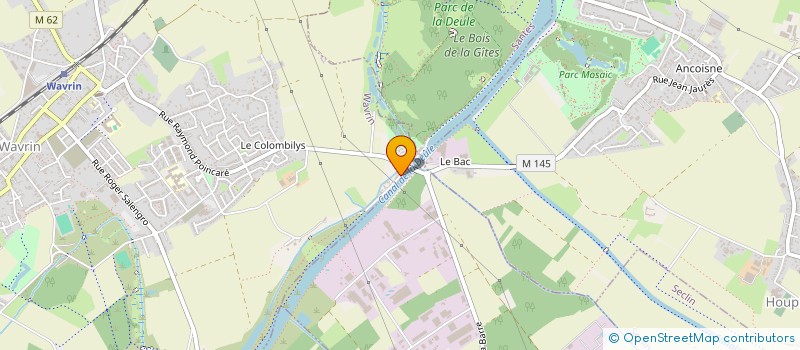 localisation de l'entreprise CAUTERMAN SIMON  WAVRIN