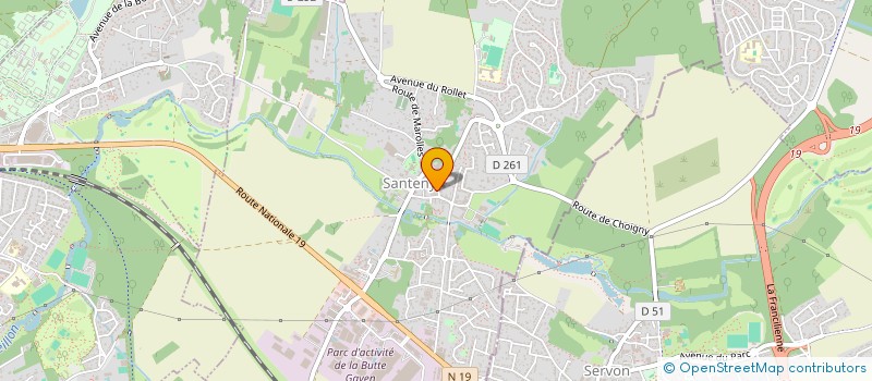 localisation de l'entreprise CAUTION BIKES  SANTENY