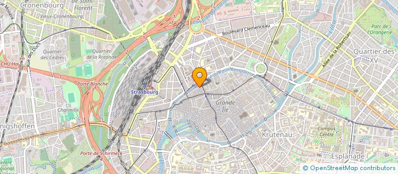 localisation de l'entreprise CAUTIONNEMENT MUTUEL DE L HABITAT à STRASBOURG