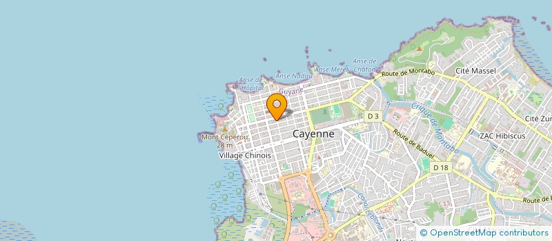 localisation de l'entreprise CAUTUS  CAYENNE