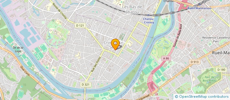 localisation de l'entreprise CAUVAIN HUPERTAN  CROISSY-SUR-SEINE