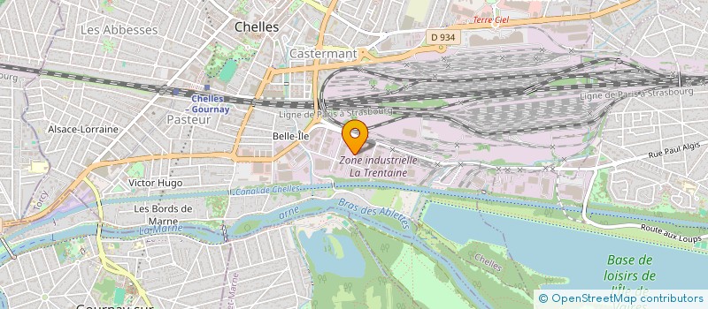 localisation de l'entreprise CAUVALEX MANUTENTION à CHELLES