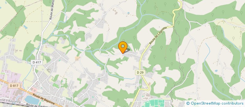 localisation de l'entreprise CAUVALYS à CAUNEILLE