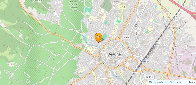 localisation de l'entreprise CAUVARD METAL BOIS à BEAUNE