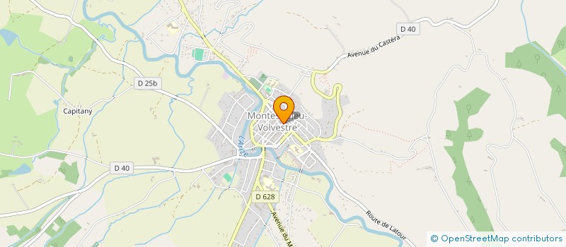 localisation de l'entreprise CAUVIN  MONTESQUIEU-VOLVESTRE