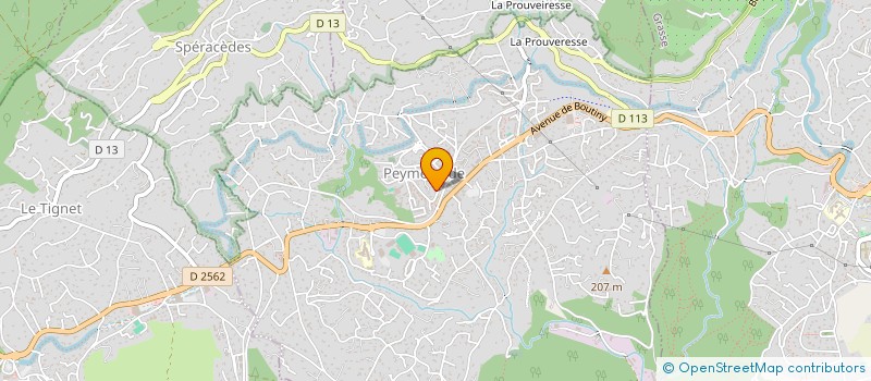 localisation de l'entreprise CAUVIN MMTB  PEYMEINADE