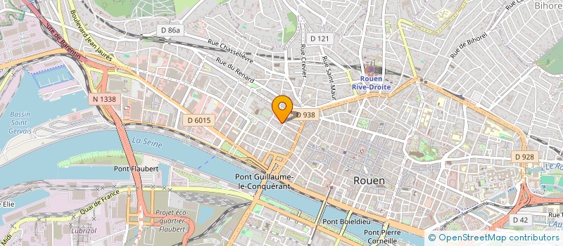 localisation de l'entreprise CAUX AMENAGEMENT à ROUEN