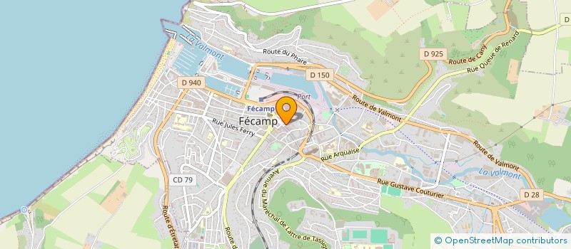 localisation de l'entreprise CAUX AXIAL  FECAMP