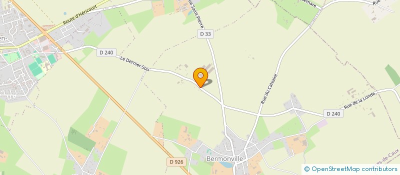 localisation de l'entreprise CAUX FAF  TERRES-DE-CAUX