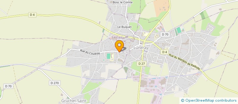 localisation de l'entreprise CAUX MELODIA  GRUCHET-SAINT-SIMEON