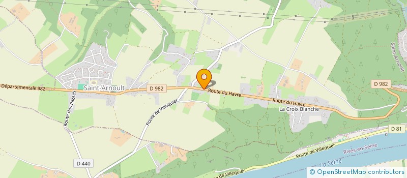 localisation de l'entreprise CAUX METAL INDUSTRIE  RIVES-EN-SEINE