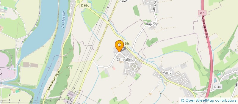 localisation de l'entreprise CAUX PROPRIETES  CHIEULLES