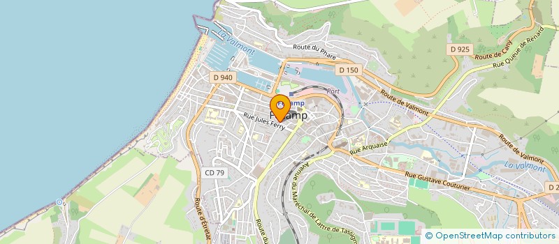 localisation de l'entreprise CAUX SEINE IMAGERIE  FECAMP