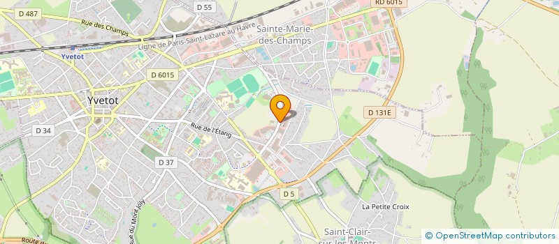 localisation de l'entreprise CAUX VALLEE  YVETOT