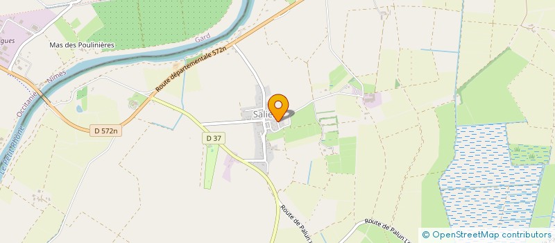 localisation de l'entreprise CAUXINELLE à ARLES