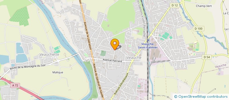 localisation de l'entreprise CAV  VILLARS