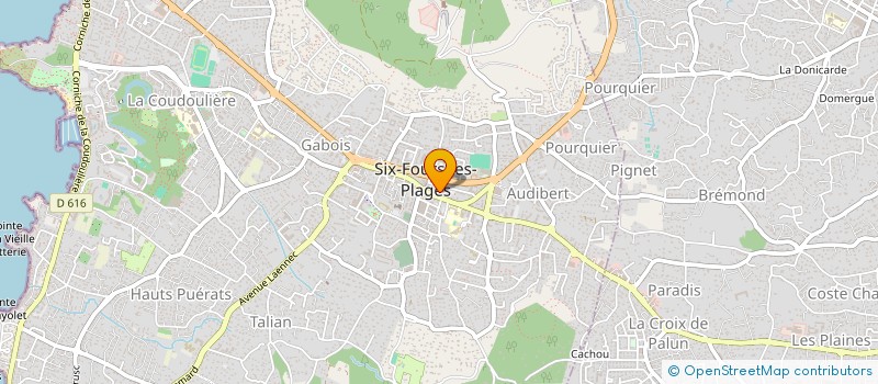 localisation de l'entreprise CAV'AC à SIX-FOURS-LES-PLAGES