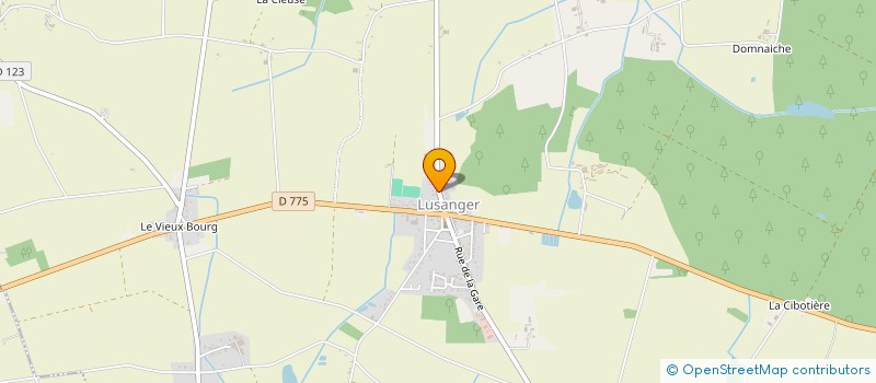 localisation de l'entreprise CAV'ATLANTIQUE  LUSANGER