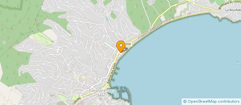 localisation de l'entreprise CAV HOT à CAVALAIRE-SUR-MER