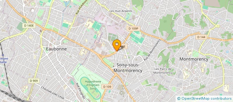 localisation de l'entreprise CAV - IMMO  SOISY-SOUS-MONTMORENCY