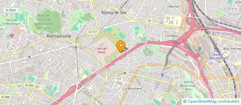 localisation de l'entreprise CAV-IMMO à NOISY-LE-SEC