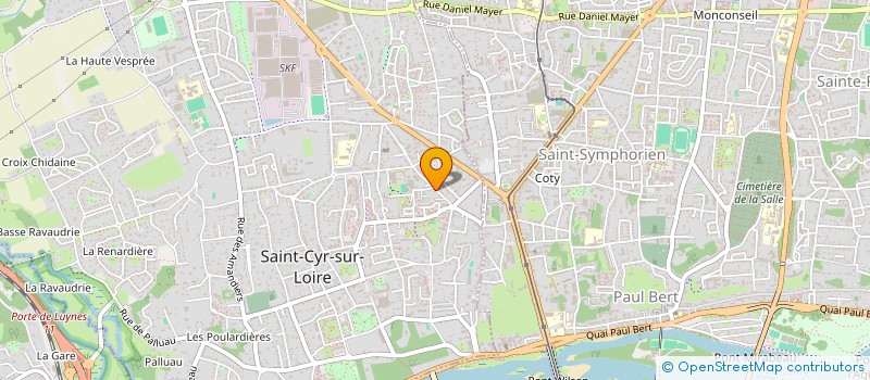 localisation de l'entreprise CAV INVEST à SAINT-CYR-SUR-LOIRE