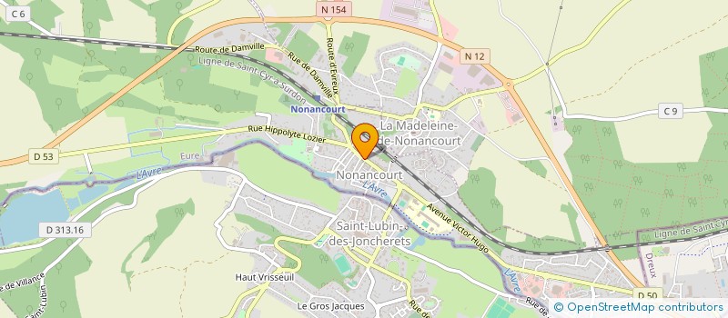 localisation de l'entreprise CAV INVESTISSEMENTS  NONANCOURT