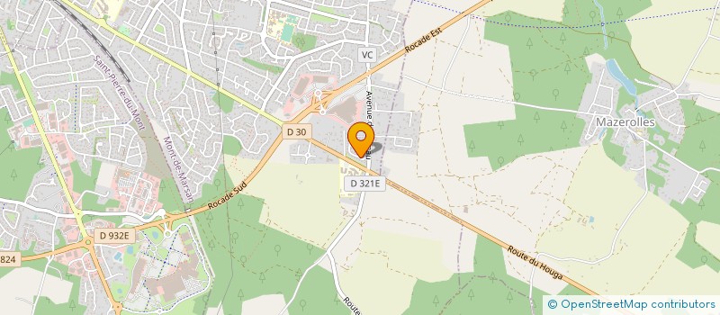 localisation de l'entreprise CAV & SON PRODUCTION  MONT-DE-MARSAN