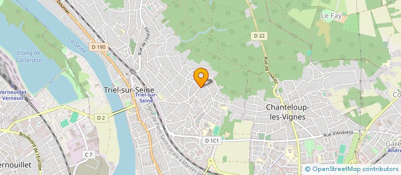 localisation de l'entreprise CAVA LA COM à TRIEL-SUR-SEINE