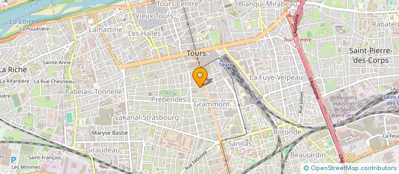 localisation de l'entreprise CAVACHILLE  TOURS