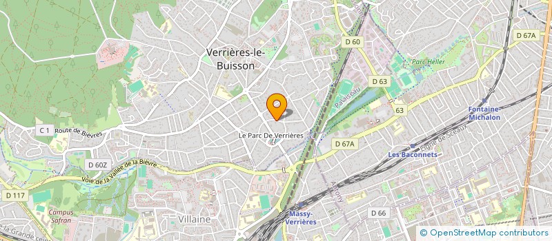 localisation de l'entreprise CAVADES à VERRIERES-LE-BUISSON
