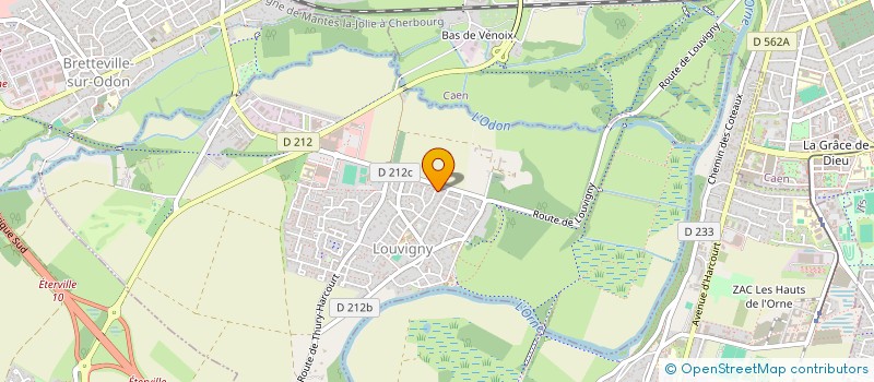 localisation de l'entreprise CAVADOS  LOUVIGNY