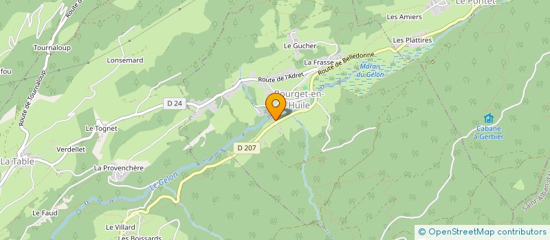 localisation de l'entreprise CAVAEM  BOURGET-EN-HUILE