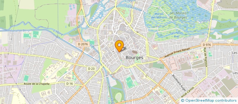 localisation de l'entreprise CAVAGNO  BOURGES